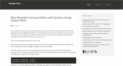 Desktop Screenshot of morganleek.me